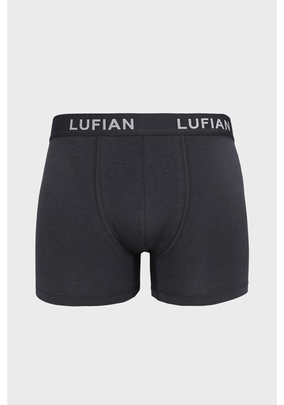 Lufian Darcy Erkek Pamuklu Boxer Koyu Gri Koyu Gri 111080037100160
