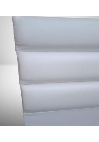 Başlık Dk Tek Kişilik 100'lık Model Suni Deri Beyaz Kumaş Yatay Dilimli El Yapım
