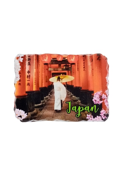 Japonya Temalı Kırık Magnet