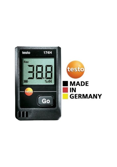 Testo 174h Usb-c Girişli Sıcaklık Ve Nem Kayıt Datalogger Cihazı Beyaz