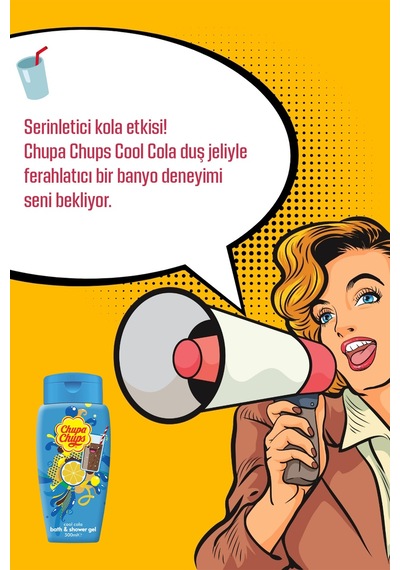 Chupa Chups Cool Cola Duş Jeli 300 Ml Şeker