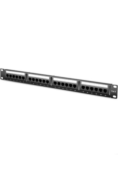Cat6 Utp 24 Port Full Patch Panel Modüler Yapılı Network Sonlandırma Paneli