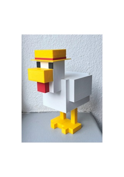 Minecraft Tavuk Figürü 15cm