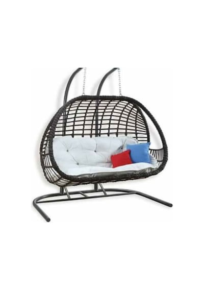 Makrome&Tasarım Çift Kişilik Rattan Salıncak (515472054) Kahverengi