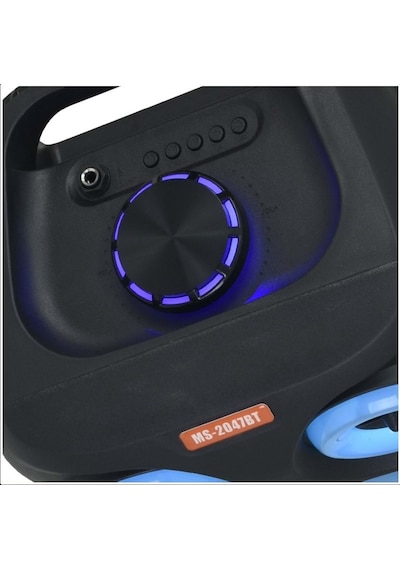 Rose Ms-2047-bt Bluetooth Ve Usb Girişli 8 İnch Şarjlı Işıklı Hoparlör