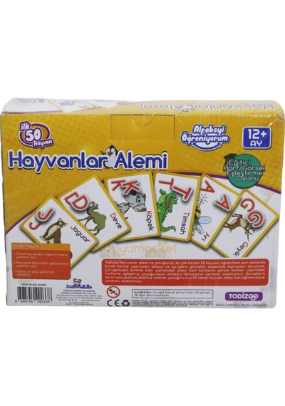 Hayvanlar Alemi Harfleri Öğreniyorum