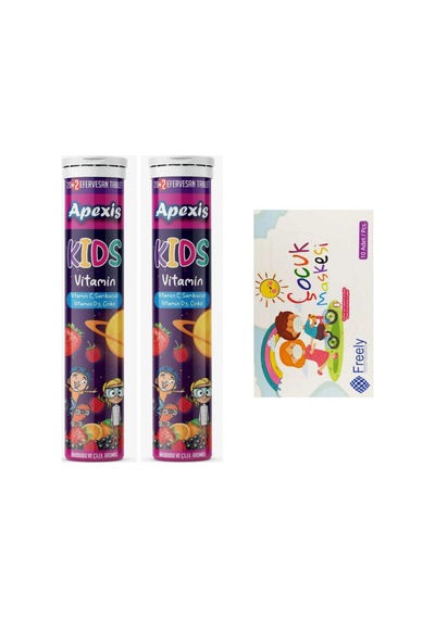 Apexis Kids Sambucus C Vitamini D3 Vitamini Çinko Tablet