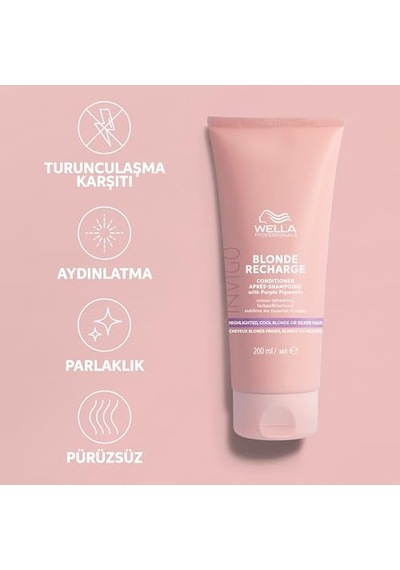 Invigo Blonde Recharge Cool Blonde Nötrleştirici Mor Saç Kremi 200 Ml