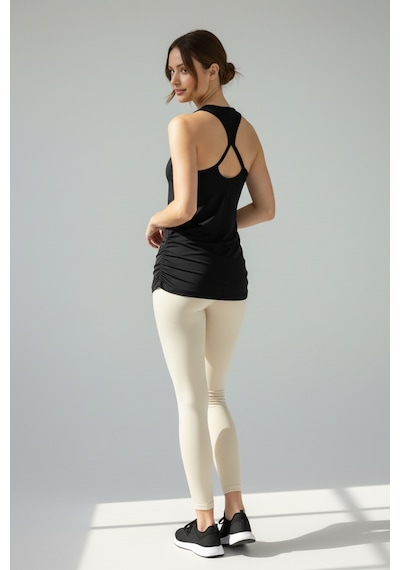 Scorp Aura Sırt Detaylı Kadın Spor Atlet Siyah Renkli