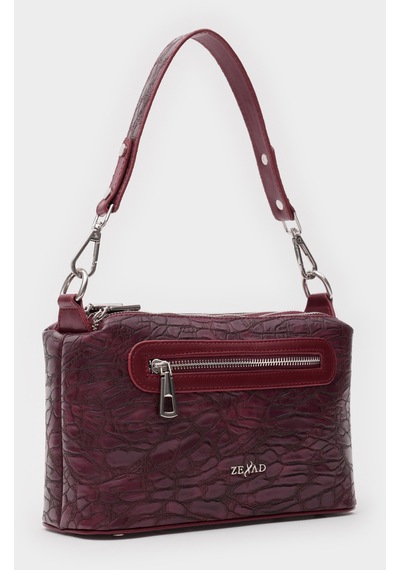 Zeyad Moda Vendy Ayarlanabilir Askılı El Ve Kol Çantası Bordo
