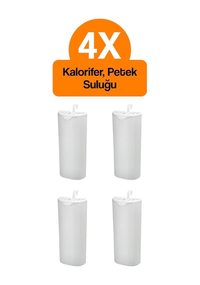 4'lü Askı Kancalı Kalorifer Suluğu Hava Nemlendirici Petek Suluğu Beyaz Diğer