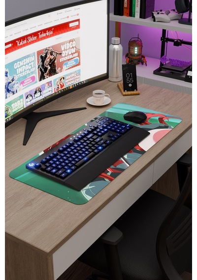 Persona 3 Kaymaz Dikişli Kauçuk Oyuncu Mousepad V5 - 70x30 Xl Gaming Mouse Pad Fare Altlığı