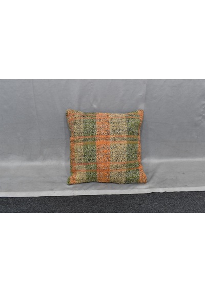 Zehra Abla Halı Yeni El Dokuma Dekoratif Kilim Kırlent Yastık Kılıfı 6800 Çok Renkli