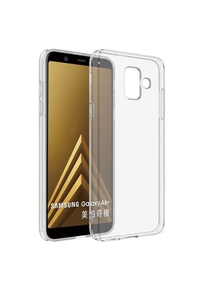Samsung Galaxy A6 2018 İle Uyumlu Kılıf Şeffaf Kamera Korumalı Esnek Silikon Telefon Kılıfı Kapak