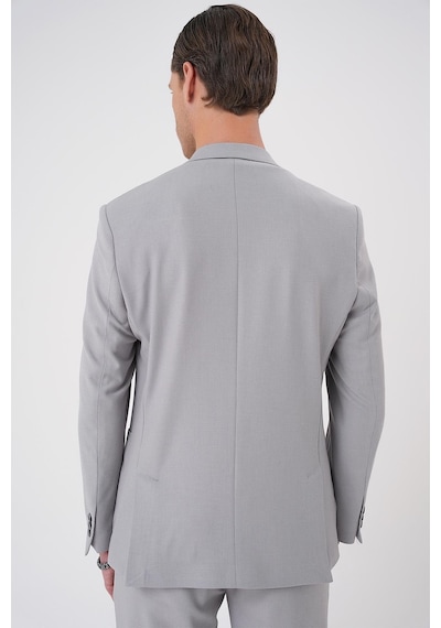Efor Comfort Fit Mono Yaka Torba Cep Casual Gri Ceket C 708 Gri