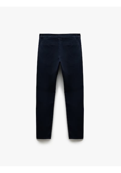 Koton Pamuklu Düğmeli Chino Cep Detaylı Slim Fit Pantolon Lacivert 5sam40099hw Lacivert Koton Pamuklu Düğmeli Chino Cep Detaylı Slim Fit Pantolon Lacivert 5sam40099hw Lacivert