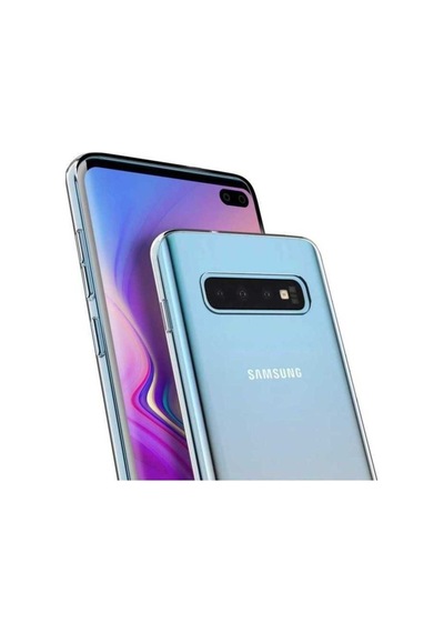 Galaxy S10 Kılıf Zore Süper Silikon Kapak Renksiz