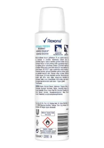 Rexona Ocean Fresh Kadın Sprey Deodorant 150 ML