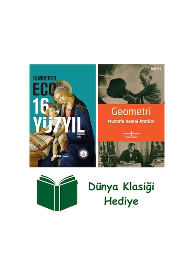 16. Yüzyıl - Rönesans Çağı Ciltli + Geometri + Dünya Klasiği Hediye