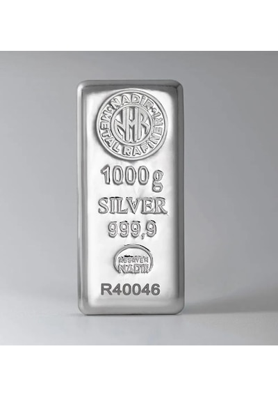 Nadir 1000 Gram Külçe Gümüş