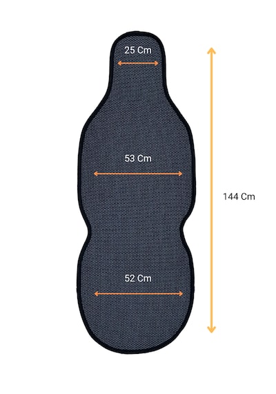 Meka Part Oto Koltuk Koruyucu Kılıf Krem Universal 2 Parça