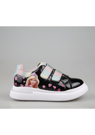 Bücür Ortopedi 502 Barbili Siyah Çocuk Sneakers Siyah