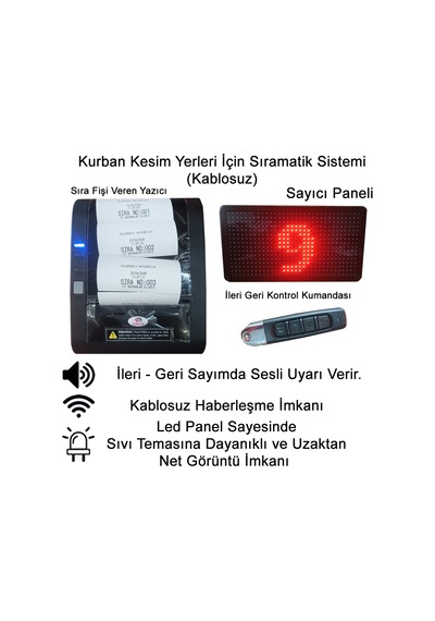 Sanec Kurban Kesim Yerleri İçin Sıramatik Sistemi 37779133