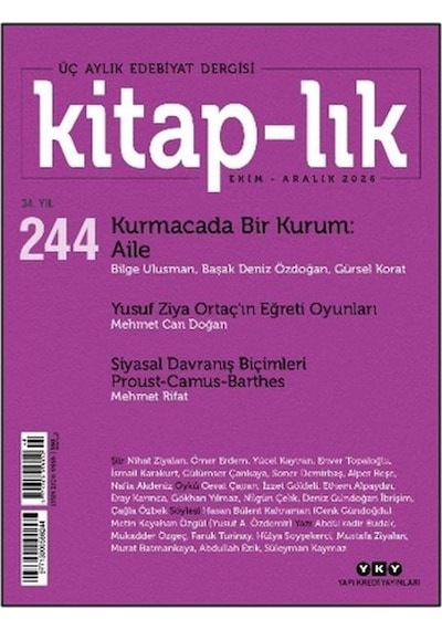 Kitap-lık Dergisi Sayı: 244 Ekim - Aralık 2026