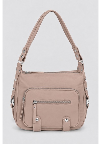 Jkln Kadın Omuz Çantası Geniş Hacimli Günlük Taş Çanta 2405-8
