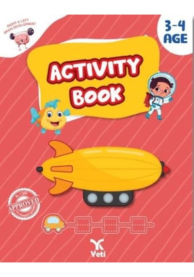 3-4 Age Activity Book - Qhdh-613947
