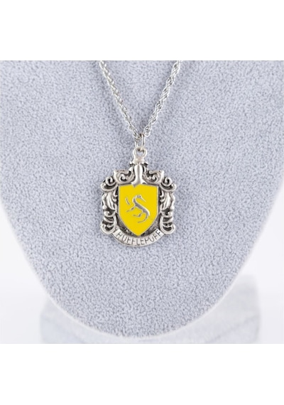 Harry Potter Kolye Çelik Kolye Gryffindor Hufflepuff Ravenclaw Slytherin Çok renkli