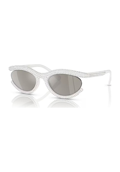 Swarovskı Sk 6006 10336g 54 Kadın Güneş Gözlüğü Beyaz