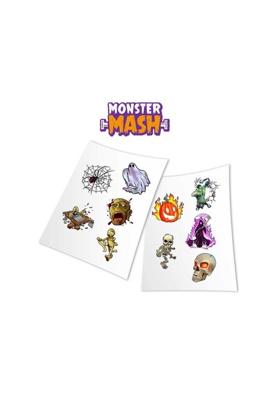 Holotoyz Sticker Monster Mash Ar Uyumlu Etiket