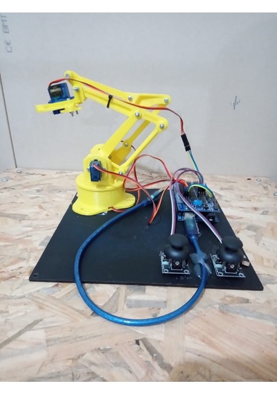 ARDUİNO ROBOT KOL PROJESİ HAZIR DEVRE