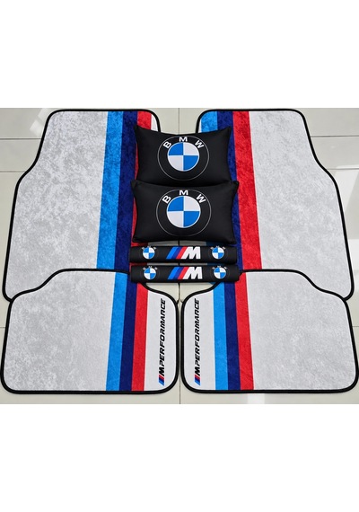 Bmw & ///m Dört Parca Paspas Ve Yastik Kemer Dekor