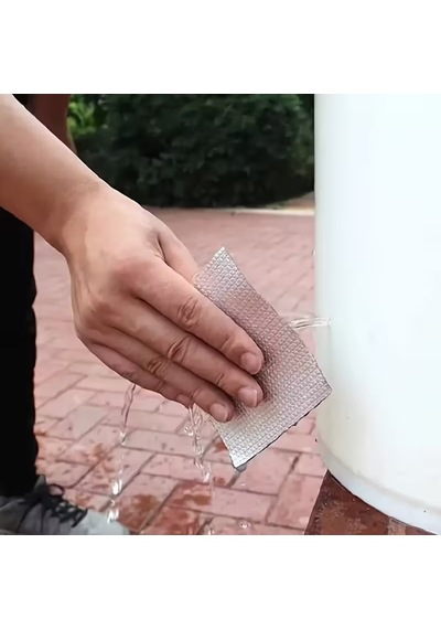 Bak Gel Al Bakgelal Su Geçirmez Alüminyum Tamir Bandı Çatı, Boru, Duvar Ve Çatlak Onarıcı Yalıtım Bandı 3mx10 Cm - Bgasubant3x10 30mm  x 2 M x 10mm
