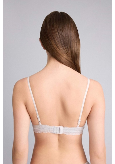 Defacto Dantel Detaylı Çıkarılabilir Kap Çıkarılabilir Pedli Balensiz Bralet G7762ax26spgr93 Gri-gr93