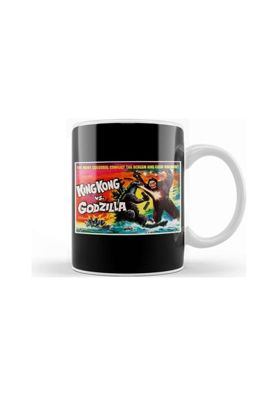 King Kong Vs Godzilla Robzilla Kupa Bardak Porselen Karışık