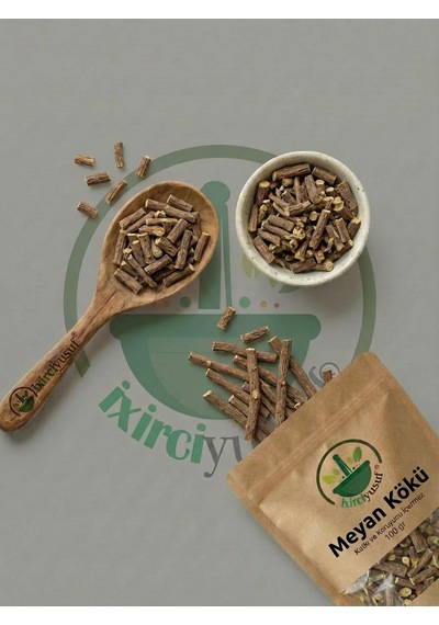 İxirciyusuf Meyan Kökü Meyankökü Licorice Root Glycyrrhiza Glabra Kurutulmuş Bitki 100 G Doğal
