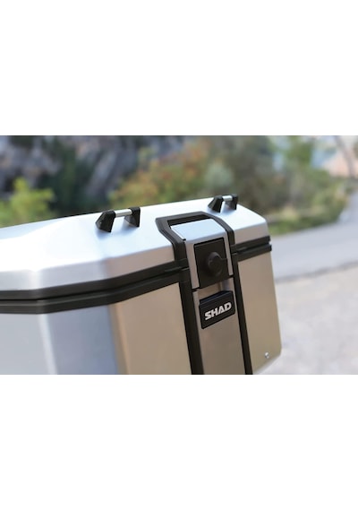 Shad Tr-48 Motosiklet Metal Arka Çanta Titanyum