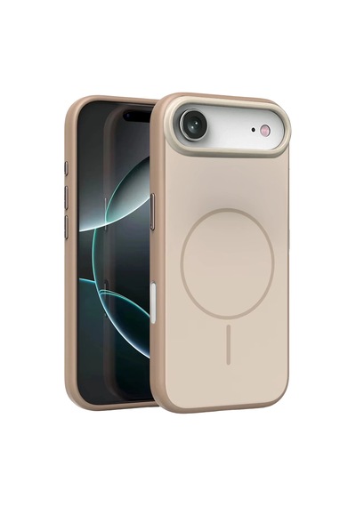 Gld-spt- Newface Apple Uyumlu iPhone 17 Air Neva Magsafe Kapak - Gold