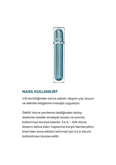 Hassas Olgun Ciltler Için Sıkılaştırıcı, Pürüzsüzleştirici Kök Hücre Koruyucu S.e.a. Emülsiyon - 56709320