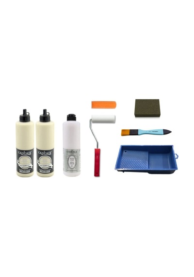 Cadence 1 Litre Dantel Boya 500Ml Mat Vernik Set
