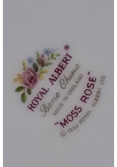 Moss Rose Kusursuz Antika Porselen Tepsi 30x18 Cm Pembe