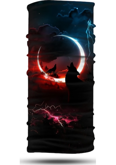 Dair Ulukurt Desenli Motosiklet Bandana Boyunluk Outdoor Balaklava