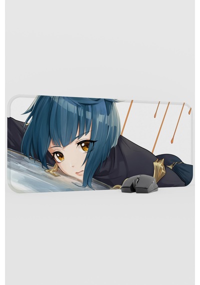 Xingqiu Genshin Impact Anime Oyuncu V1 - 70x30 Xl Gaming Mouse Pad Fare Altlığı