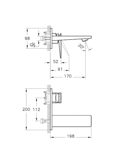 Artema A42394 Brava Sıva Üstü Lavabo Bataryası Krom