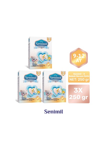 Senımıl 3 Bebek Devam Sütü 250 G 3 Adet