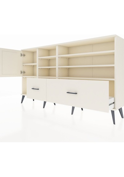 Arges Konsol 8 Raflı 2 Çekmeceli Tek Kapaklı 176x30x99 Aytaşı-aytaşı Aytası - Aytası Arges Konsol 8 Raflı 2 Çekmeceli Tek Kapaklı 176x30x99 Aytaşı-aytaşı Aytası - Aytası