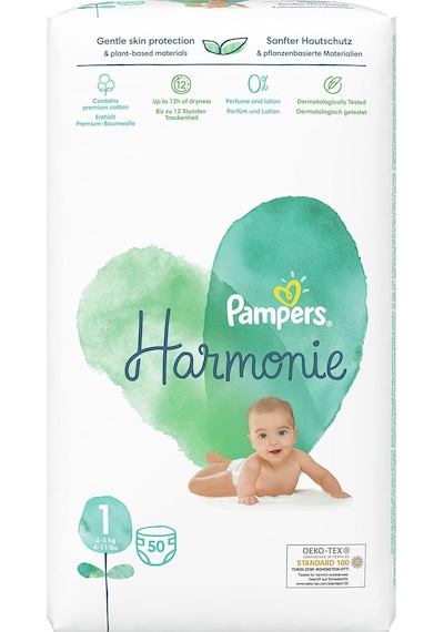Prima Pampers Harmonie Bebek Bezi 2-5kg Yeni Doğan 200 Adet 4'lü